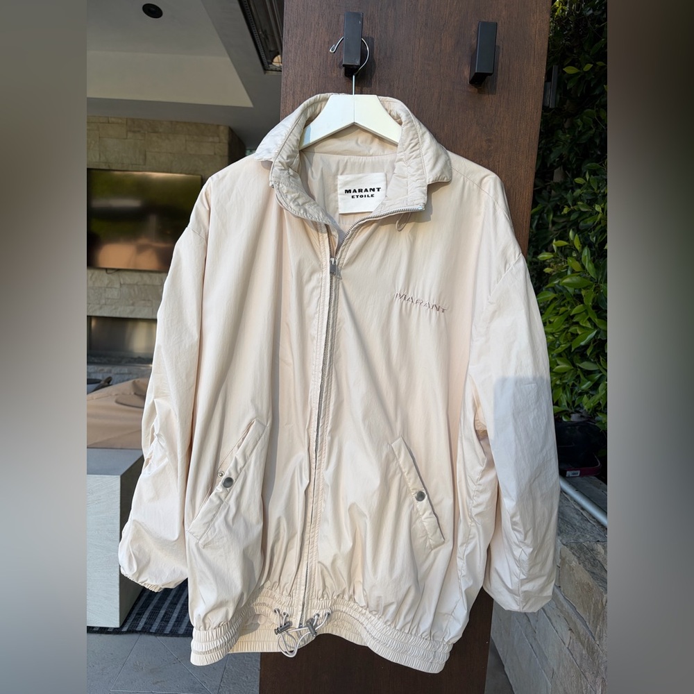 Isabel Marant Cream Pea Coat